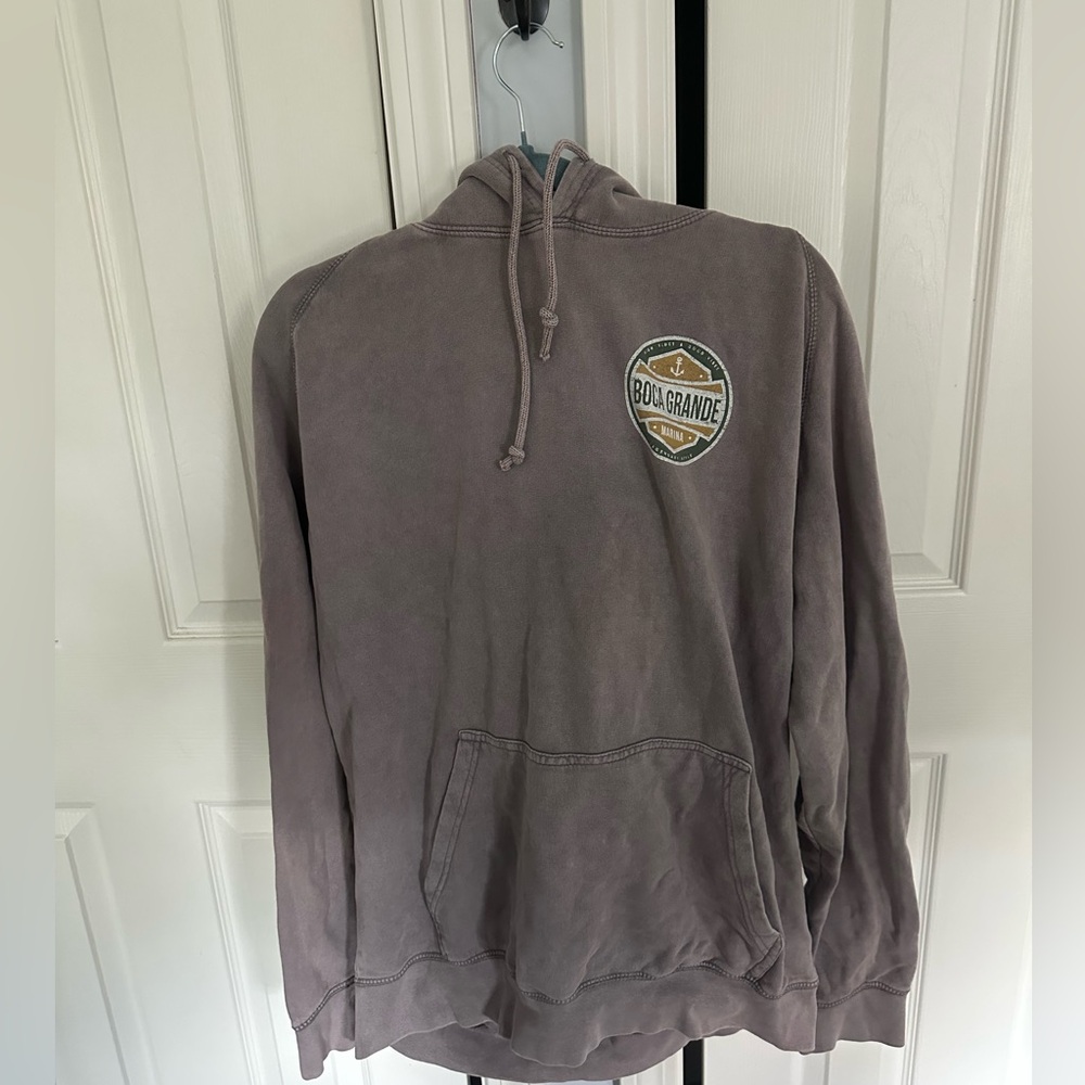 Dark grey Boca Grande, Florida hoodie
